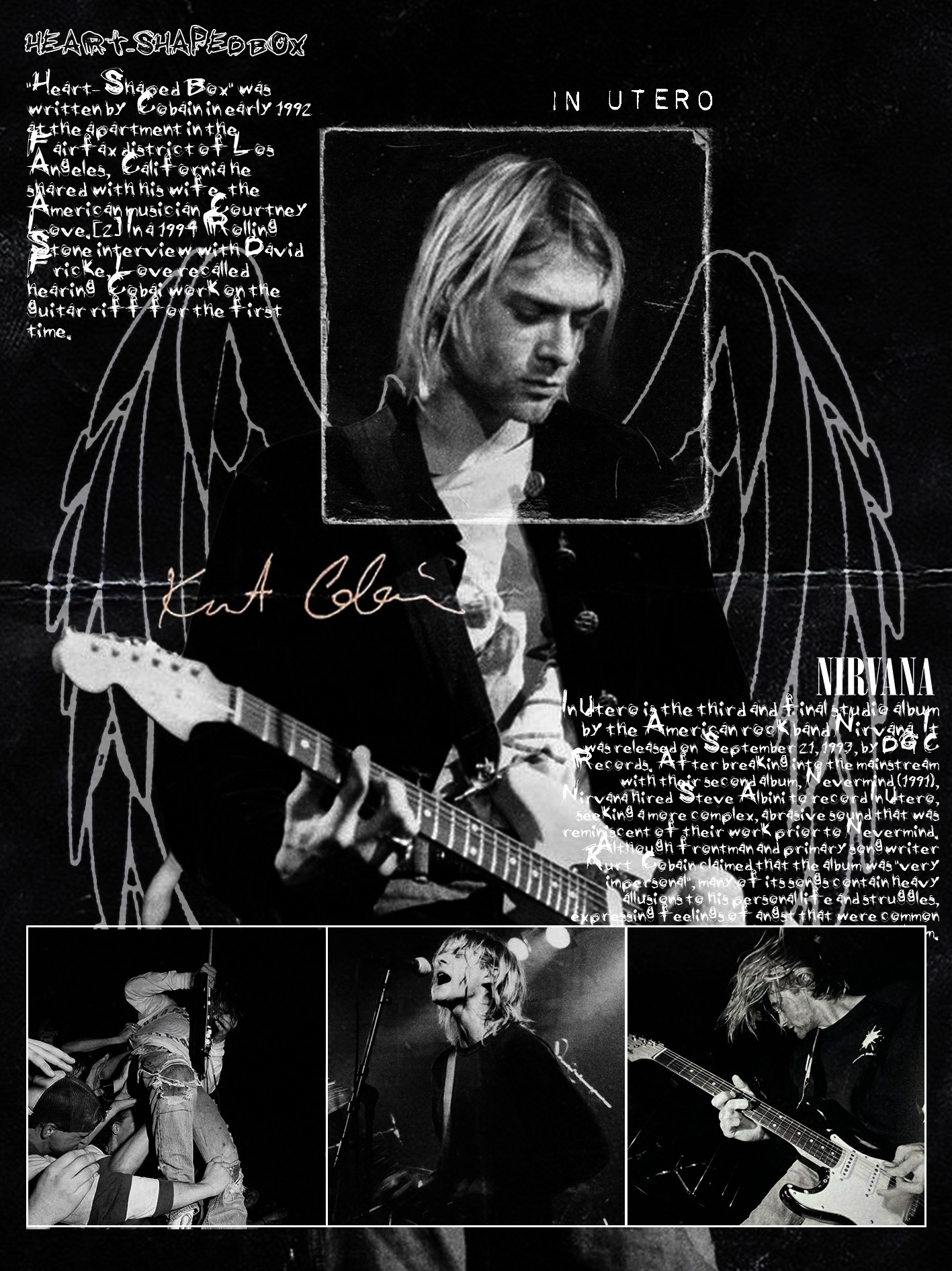 kurt cobain poster